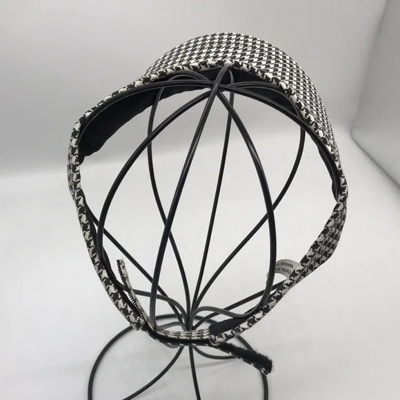 Houndstooth Women’s Velcro Adjustable Visor-100% Cotton - Picture 5 of 9